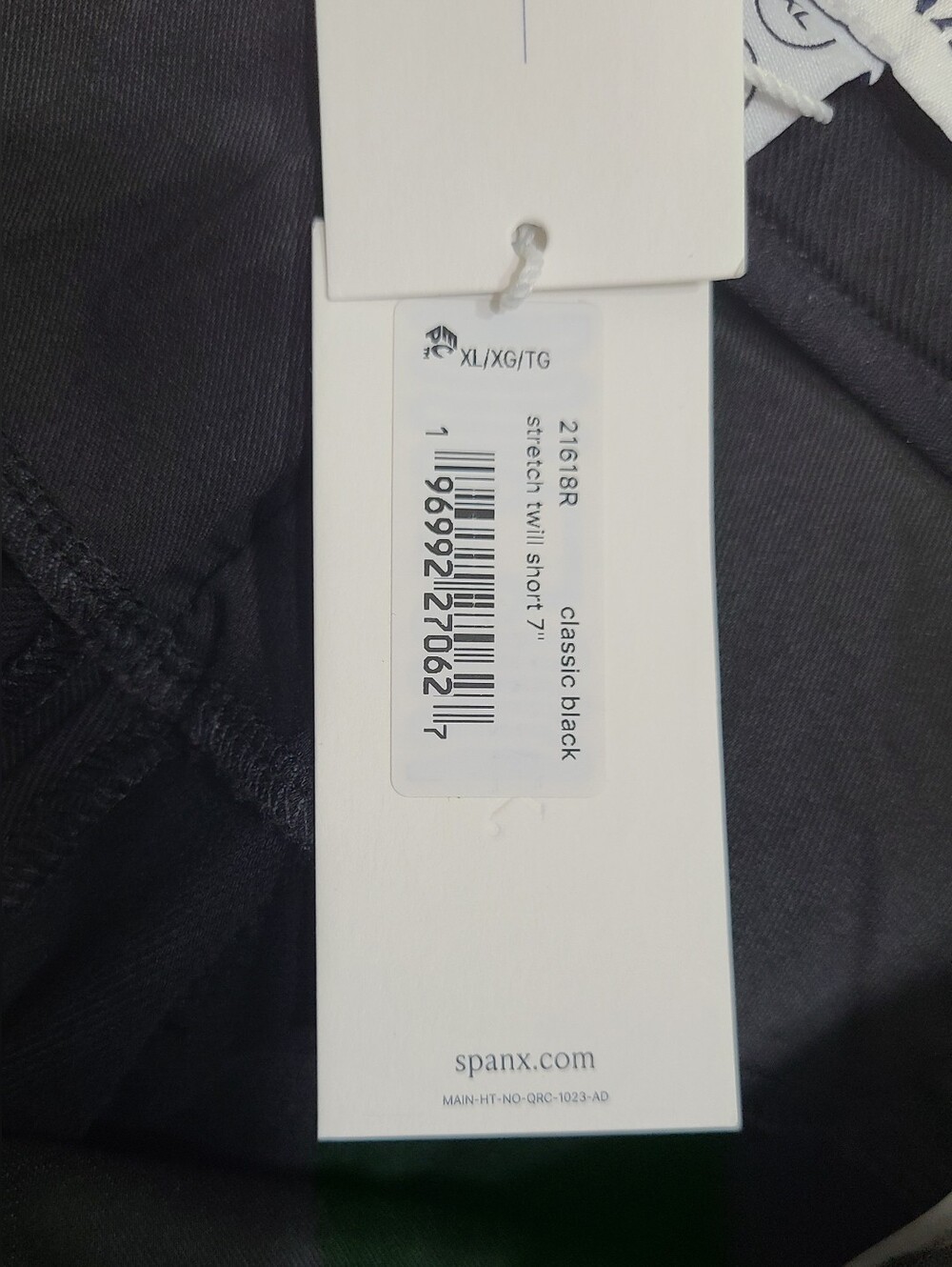 Spanx SPANXsupersmooth Stretch Twill Shorts Black Sz XL NWT - Picture 10 of 15
